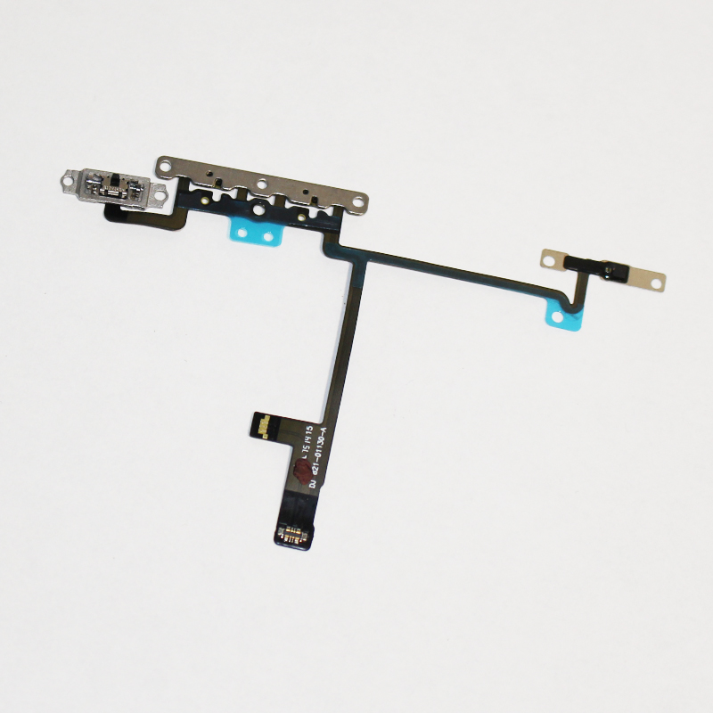 Volume Button Flex Cable Spare Part with Metal Plate for iPhone X